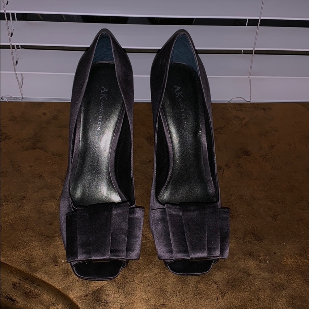 Open Toe Satin Heel